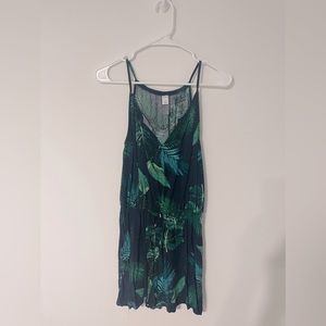Old navy summer floral banana leaf print romper